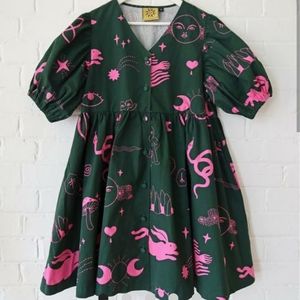 Lazy Oaf x Laura Callaghan Hidden Symbols Dress, 6